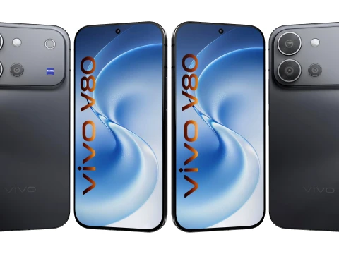 Vivo V80 Negro Modelo 3D