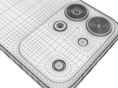 Vivo V80 Black 3D Model