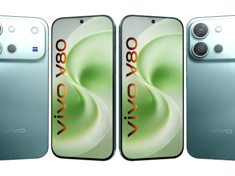 Vivo V80 Azul Modelo 3D