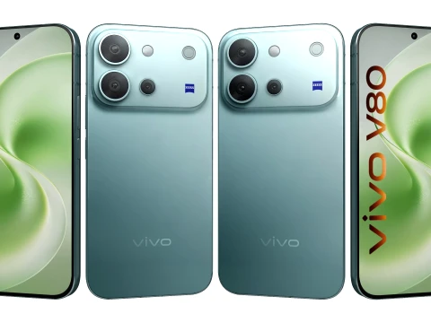 Vivo V80 Blue 3D Model