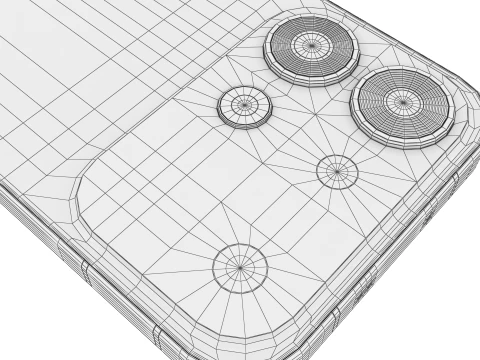 Vivo V80 Blue 3D Model