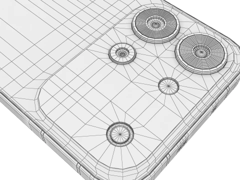 Vivo V80 Blue 3D Model