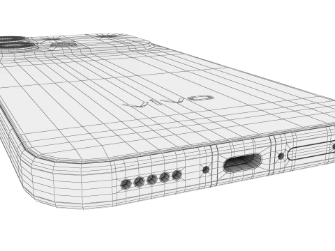Vivo V80 Blue 3D Model