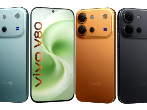 Vivo V80 todos los colores Modelo 3D