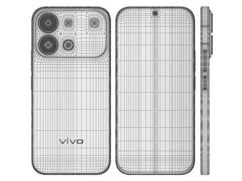 Vivo V80 All Colors 3D Model