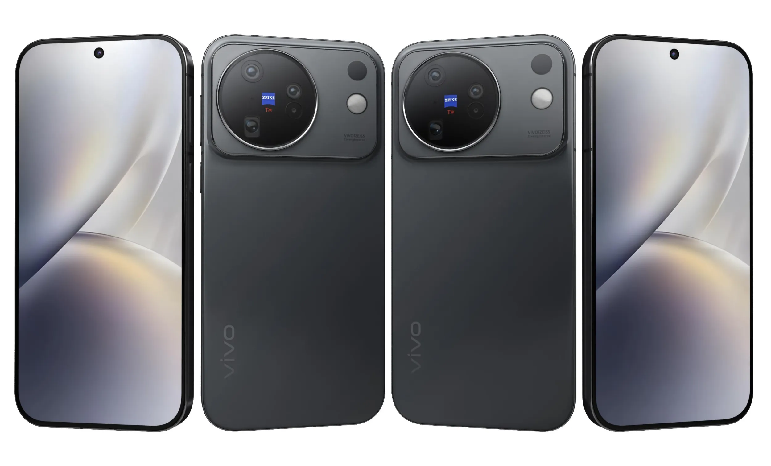 Vivo X500 Black 3D Model .c4d .max .obj .3ds .fbx .stl .blend
