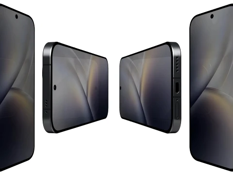 Vivo X500 Black 3D Model