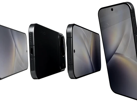 Vivo X500 Black 3D Model