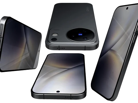 Vivo X500 Black 3D Model