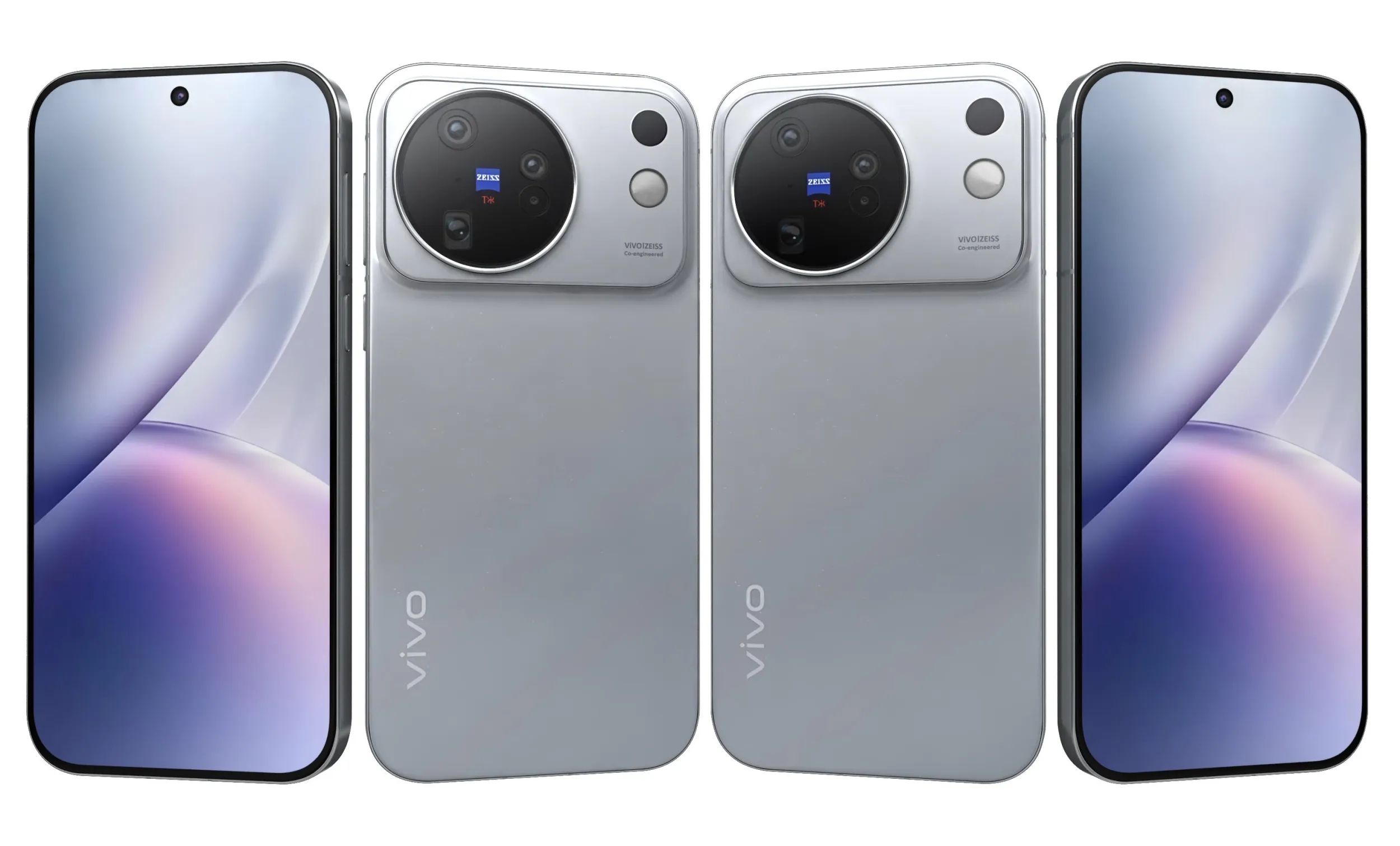 Vivo X500 Gray 3D Model .c4d .max .obj .3ds .fbx .stl .blend