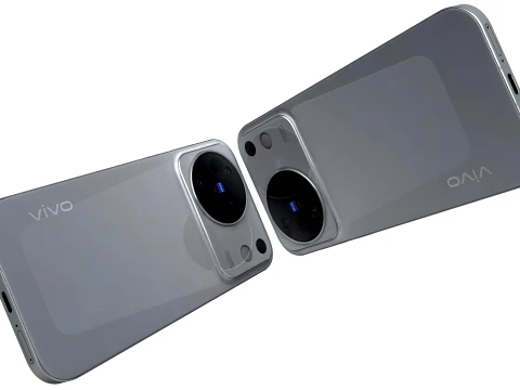 Vivo X500 Gray 3D Model