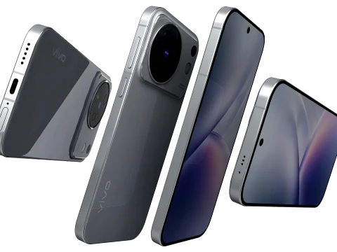 Vivo X500 Gray 3D Model