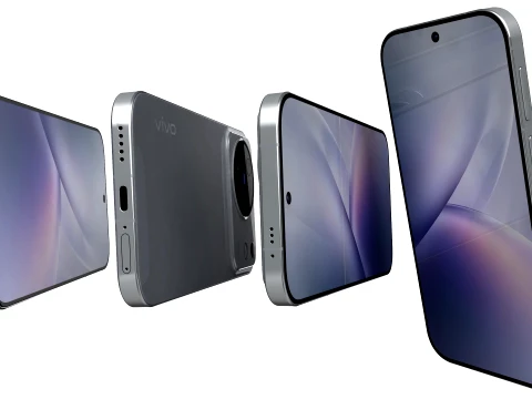 Vivo X500 Gray 3D Model