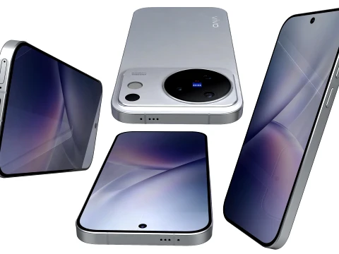 Vivo X500 Gray 3D Model