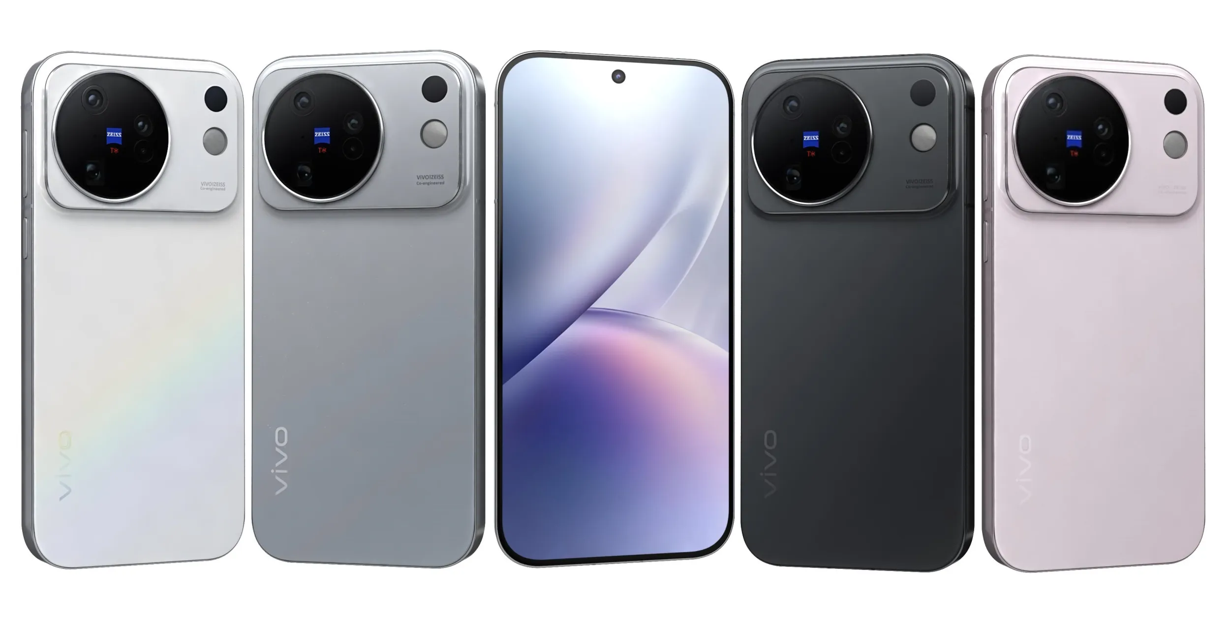 Vivo X500 All Colors 3D Model .c4d .max .obj .3ds .fbx .stl .blend 