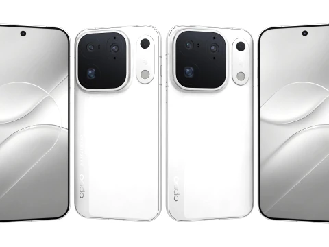 Oppo Find X10 Pro Max Luna Blanco Modelo 3D