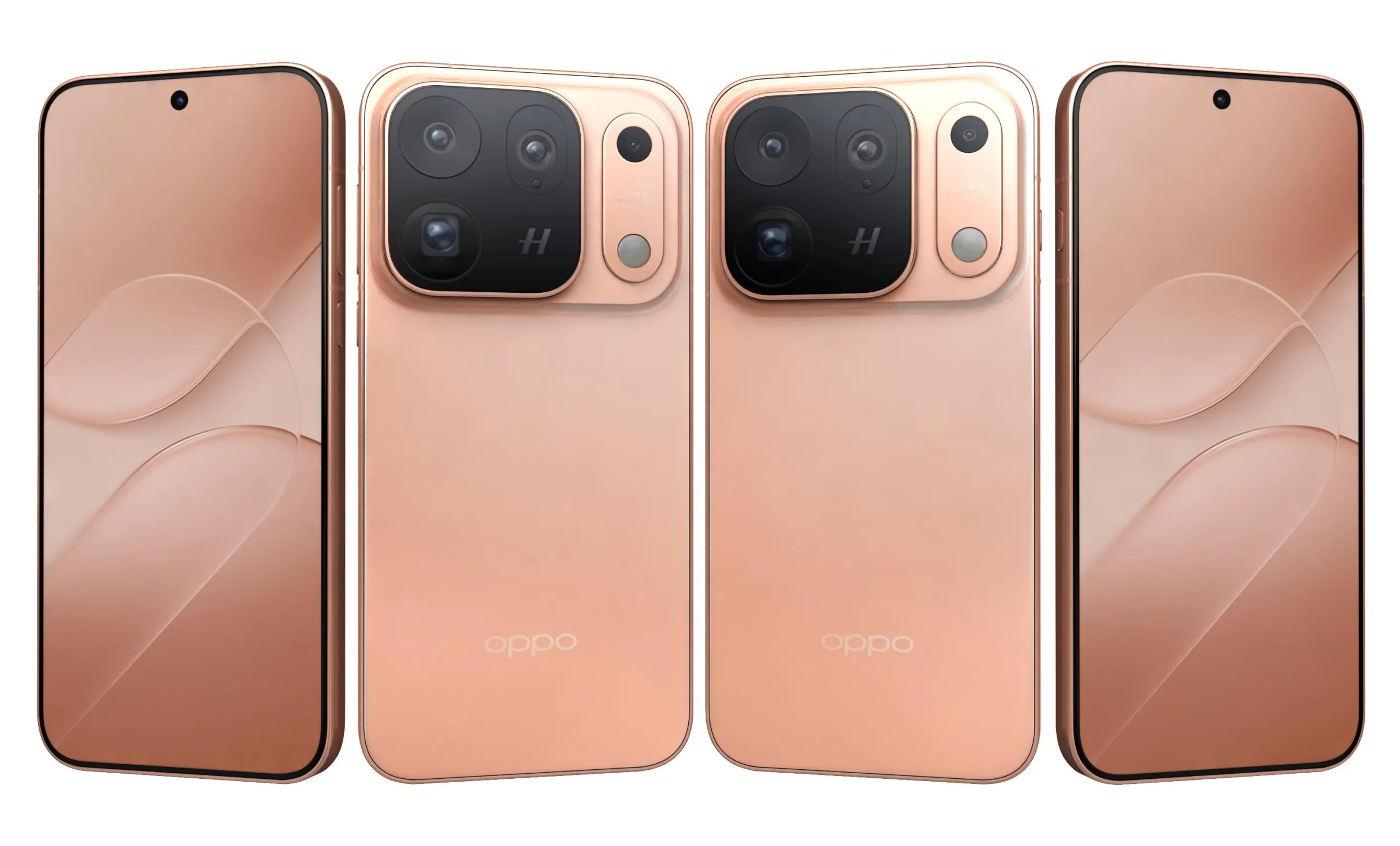 Oppo Find X10 Pro Max Orange 3D Model .c4d .max .obj .3ds .fbx .stl .blend 