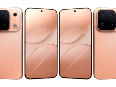 Oppo Find X10 Pro Max Orange 3D Model