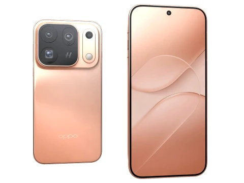 Oppo Find X10 Pro Max Orange 3D Model