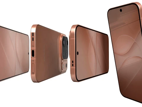 Oppo Find X10 Pro Max Orange 3D Model