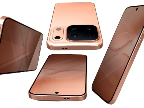 Oppo Find X10 Pro Max Orange 3D Model