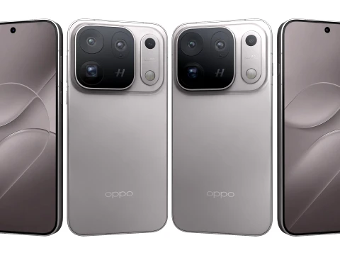 Oppo Find X10 Pro Max Cinza Tit&acirc;nio Modelo 3D