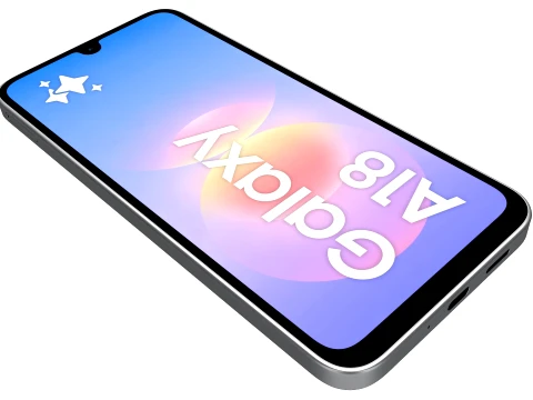 Samsung Galaxy A18 4G Gray 3D Model