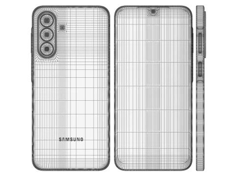Samsung Galaxy A18 4G Gray 3D Model