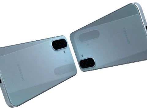 Samsung Galaxy A18 4G Light blue 3D Model