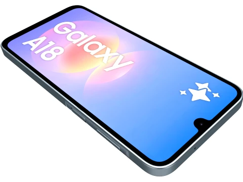 Samsung Galaxy A18 4G Light blue 3D Model