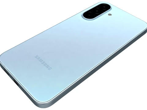 Samsung Galaxy A18 4G Light blue 3D Model