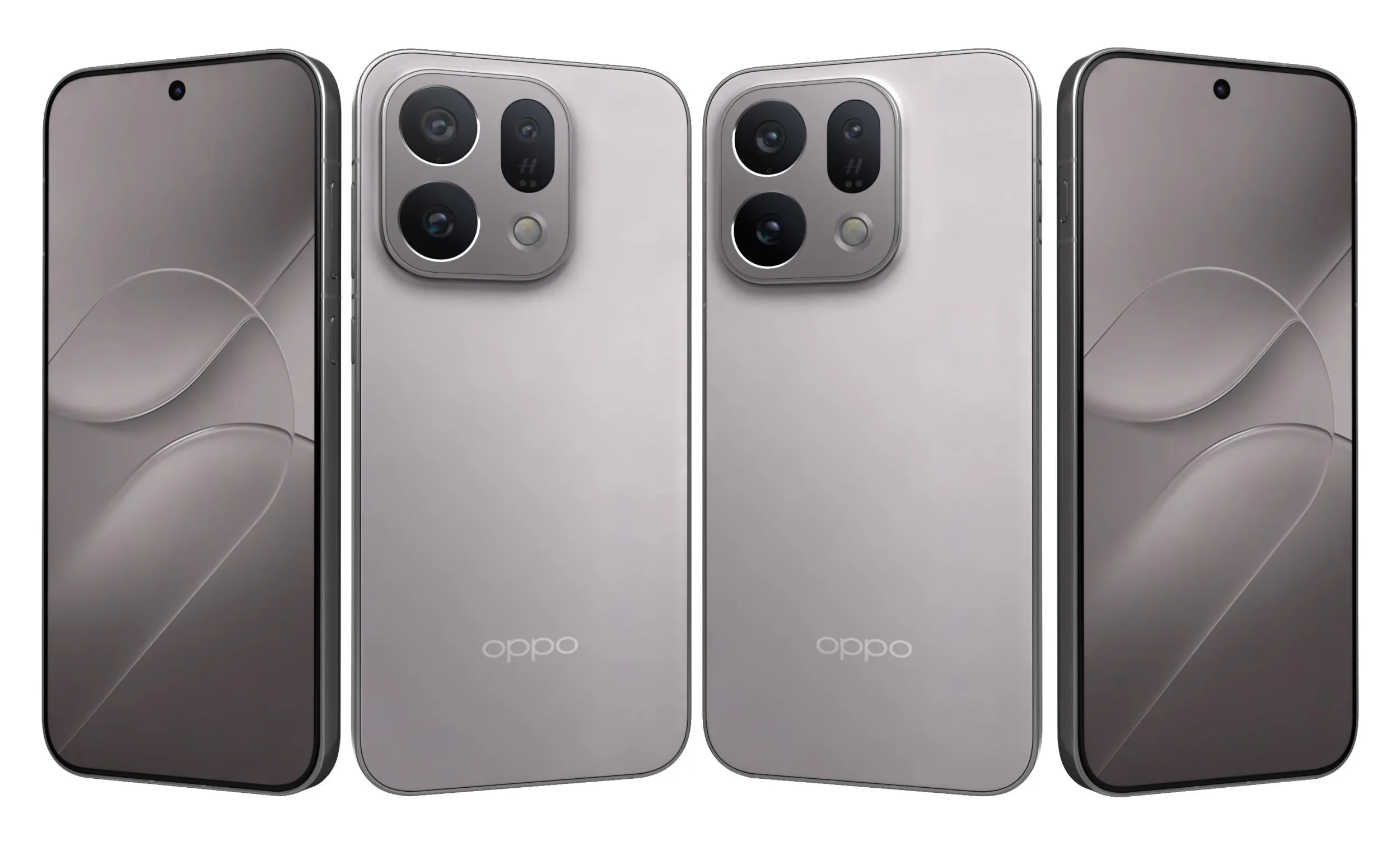 Oppo Find X10 E Light Titanium 3D Model .c4d .max .obj .3ds .fbx .stl .blend