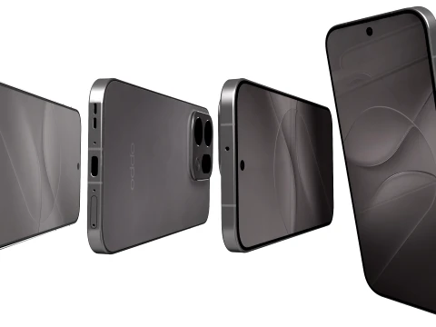 Oppo Find X10 E Light Titanium 3D Model