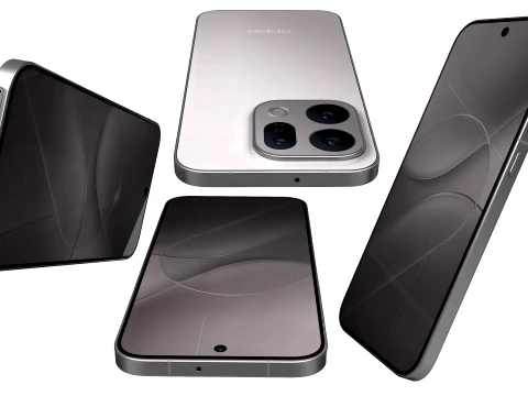 Oppo Find X10 E Light Titanium 3D Model