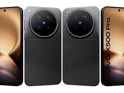 Vivo X500 Pro Negro Modelo 3D
