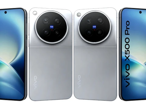 Vivo X500 Pro Gris Modelo 3D