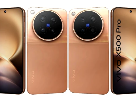 Vivo X500 Pro Naranja Modelo 3D