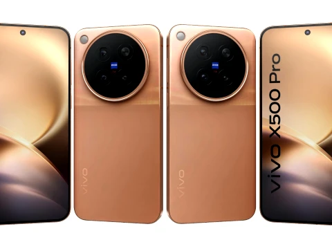 Vivo X500 Pro Orange 3D Model
