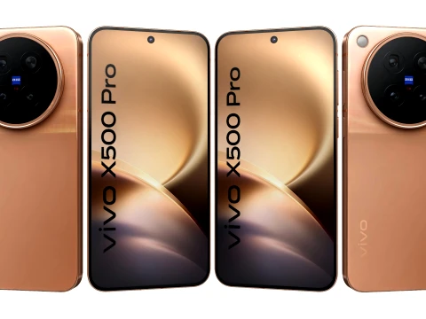 Vivo X500 Pro Orange 3D Model