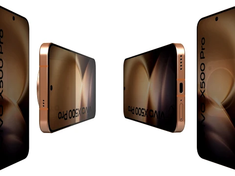 Vivo X500 Pro Orange 3D Model