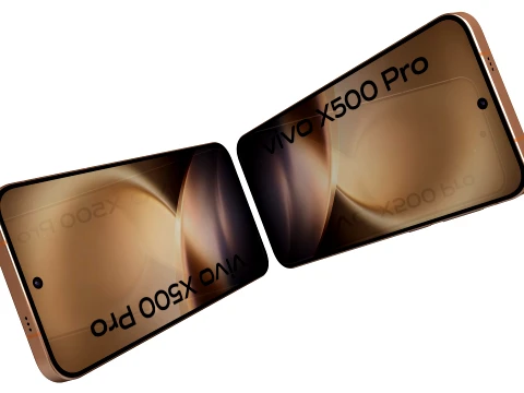 Vivo X500 Pro Orange 3D Model