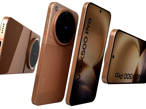 Vivo X500 Pro Orange 3D Model