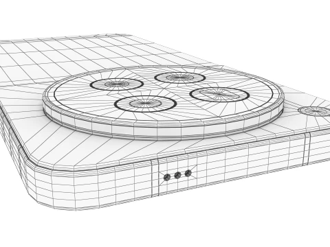 Vivo X500 Pro Orange 3D Model