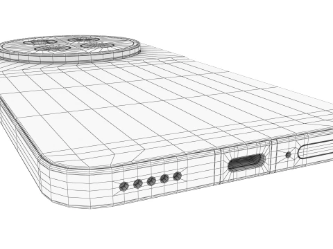 Vivo X500 Pro Orange 3D Model