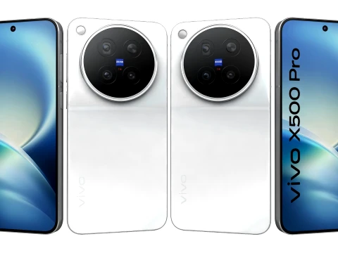 Vivo X500 Pro Blanco Modelo 3D