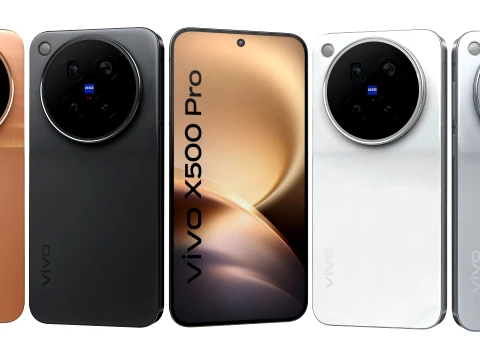 Vivo X500 Pro Todos los colores Modelo 3D