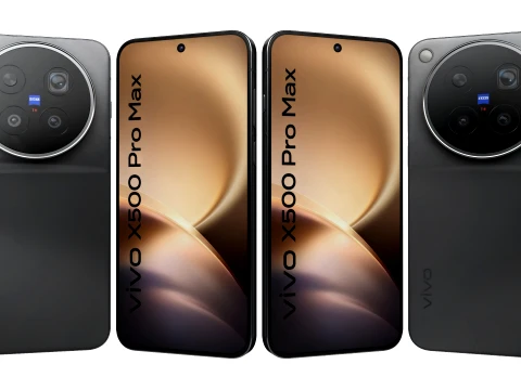 Vivo X500 Pro Max Black 3D Model