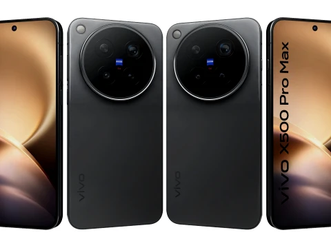 Vivo X500 Pro Max Black 3D Model