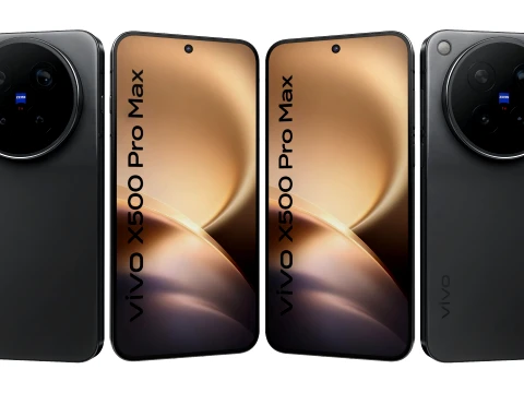Vivo X500 Pro Max Black 3D Model