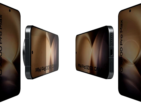 Vivo X500 Pro Max Black 3D Model